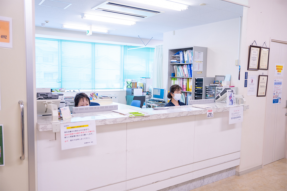 高州院の受付