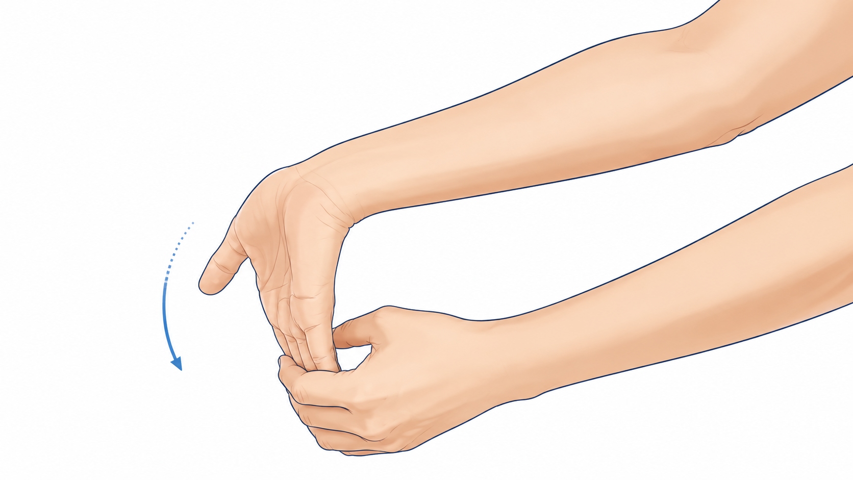 ストレッチを行っている様子